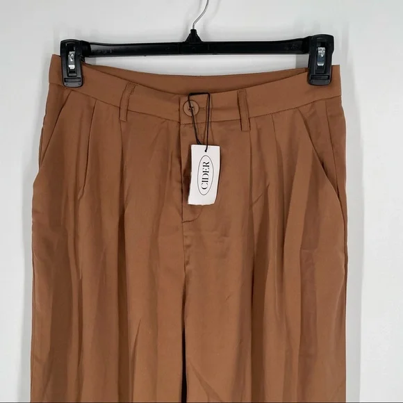 Cider Womens Brown Polyester Pants Size XL NEW - Picture 3 of 10